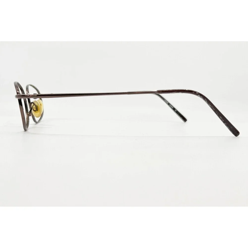 Savile Row Eyeglasses Frames Unisex Brown Oval Full Rim 44-20-135